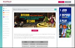 Slots.lv Bitcoin Bonus