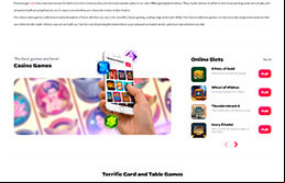 Image of Casino games at Spin Casino