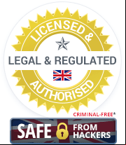 Licensed & Authorised, Legal & Regulated UK Casinos. Criminal-Free and Safe from Hackers.